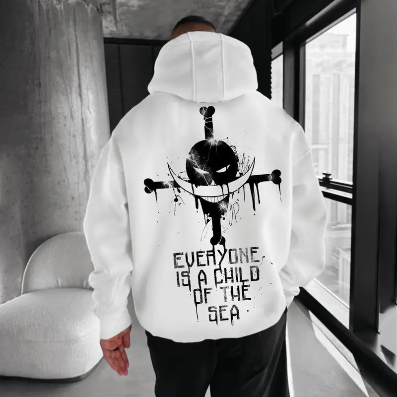 Oversize Print Double Sided Everyone Is Child Sea - Adult & Kids T-Shirts, Sweatshirts & Hoodies apparel design preview 1