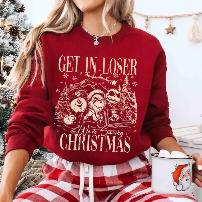 Retro Get Loser We'Re Saving Family Funny - Adult & Kids T-Shirts, Sweatshirts & Hoodies apparel design preview 1