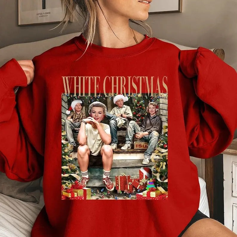 White Thug Life Movie Xmas Party - Adult & Kids T-Shirts, Sweatshirts & Hoodies apparel design preview 1