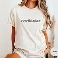 Overthinker Comfort Colors Mental Health Matters - Adult & Kids T-Shirts, Sweatshirts & Hoodies apparel design preview 1
