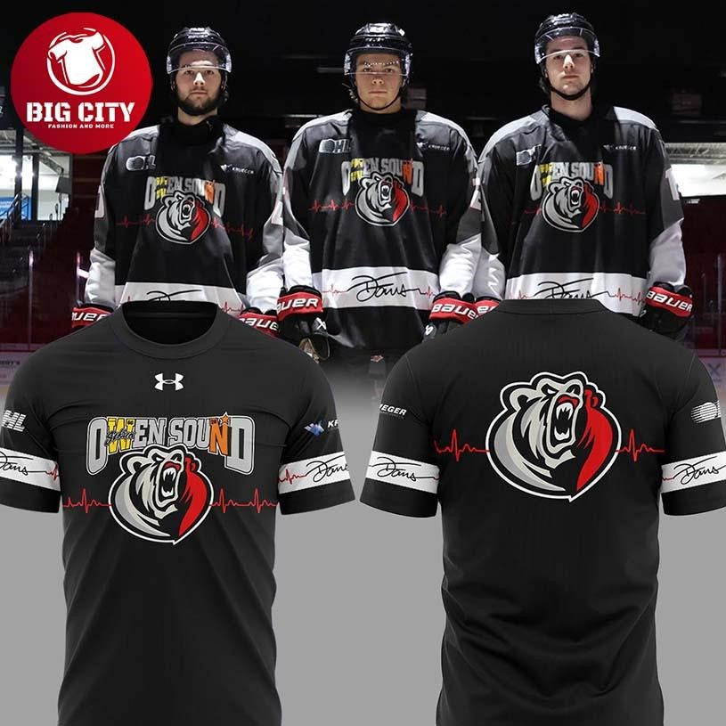 Owen Sound Attack OHL Charity Game 2026 Night Two - Adult & Kids T-Shirts, Sweatshirts & Hoodies apparel design preview 1