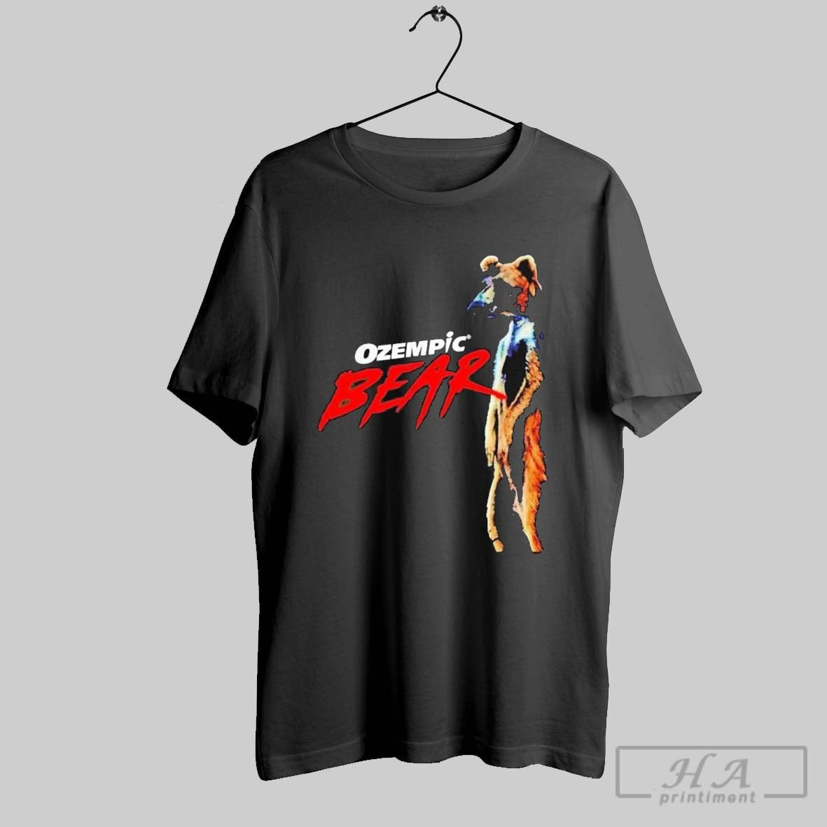 Ozempic Bear - Adult & Kids T-Shirts, Sweatshirts & Hoodies apparel design preview 1
