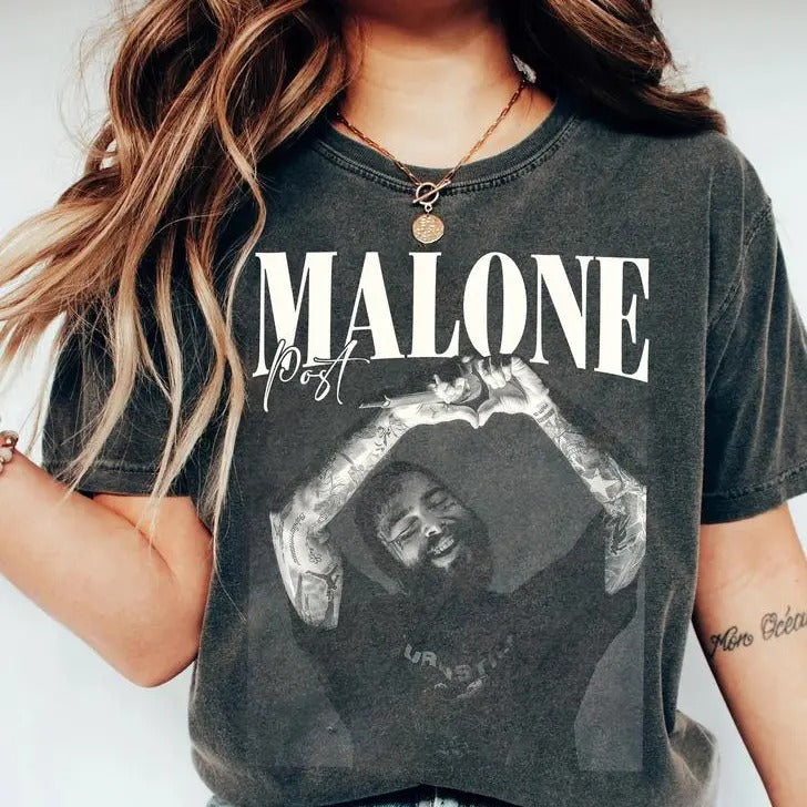 P0st MaI0ne Rap Music Austin AIbum 90s Tour Rapper - Adult & Kids T-Shirts, Sweatshirts & Hoodies apparel design preview 1