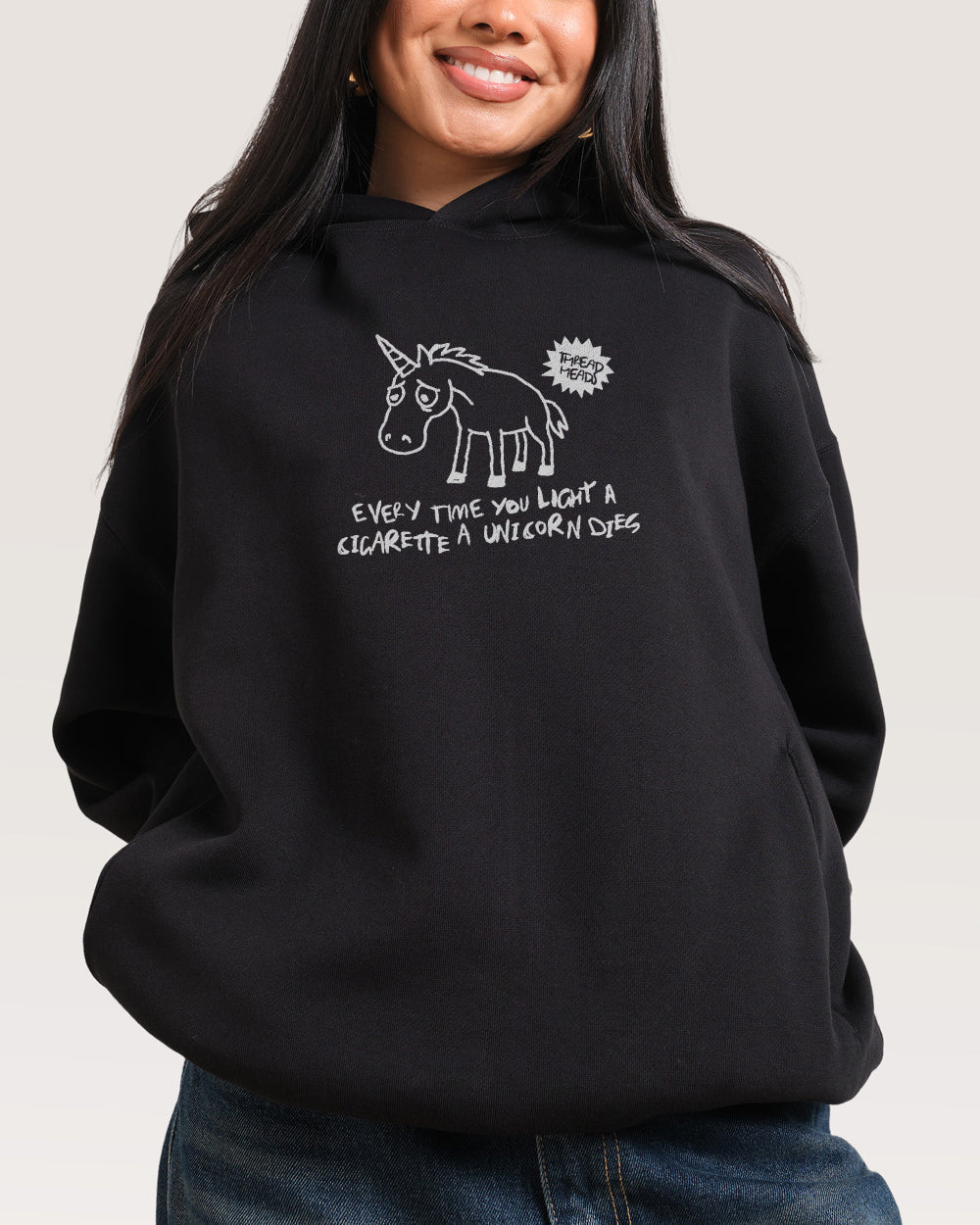 Sad Unicorn - Adult & Kids T-Shirts, Sweatshirts & Hoodies apparel design preview 1