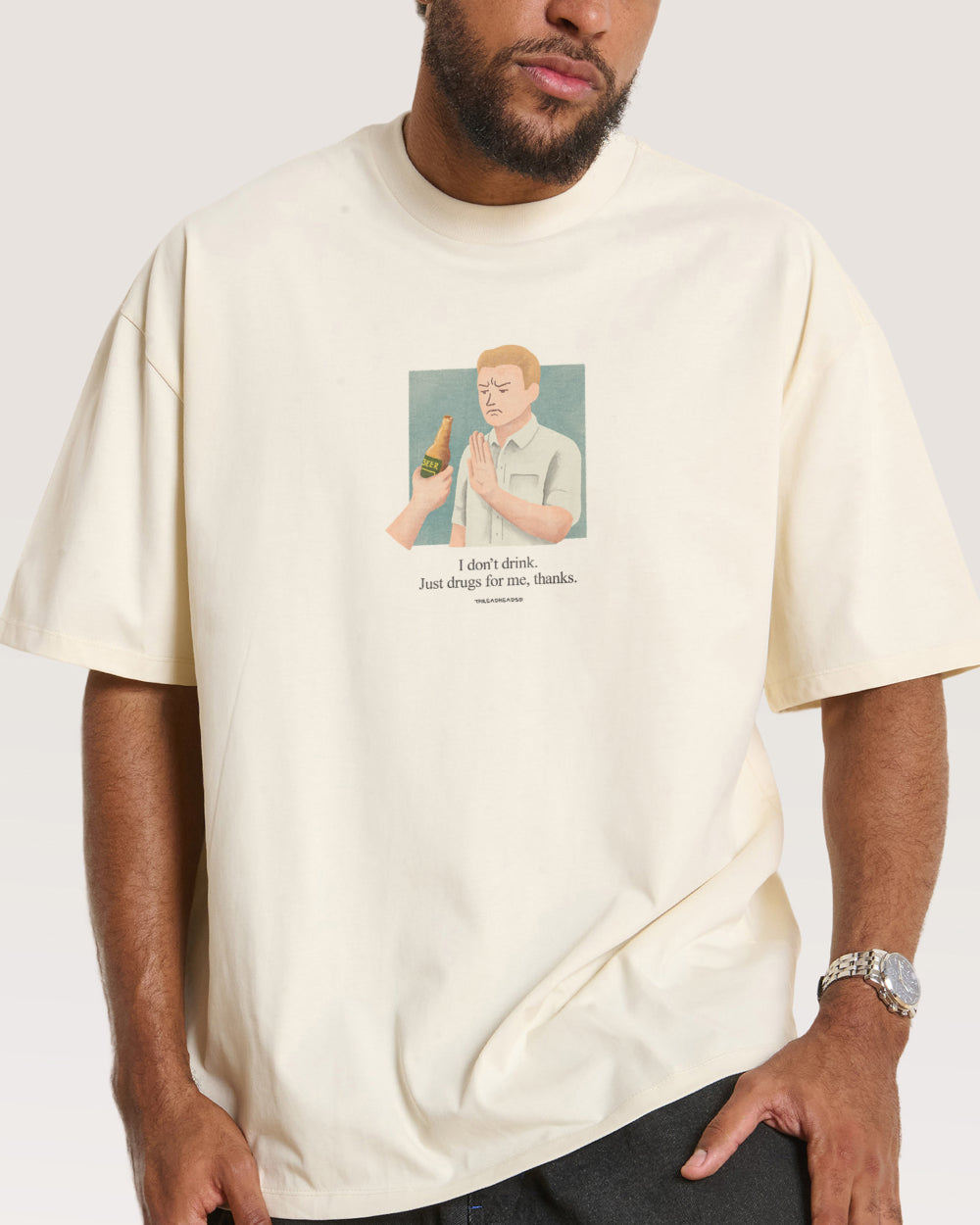 I Don't Drink Oversized - Adult & Kids T-Shirts, Sweatshirts & Hoodies apparel design preview 1