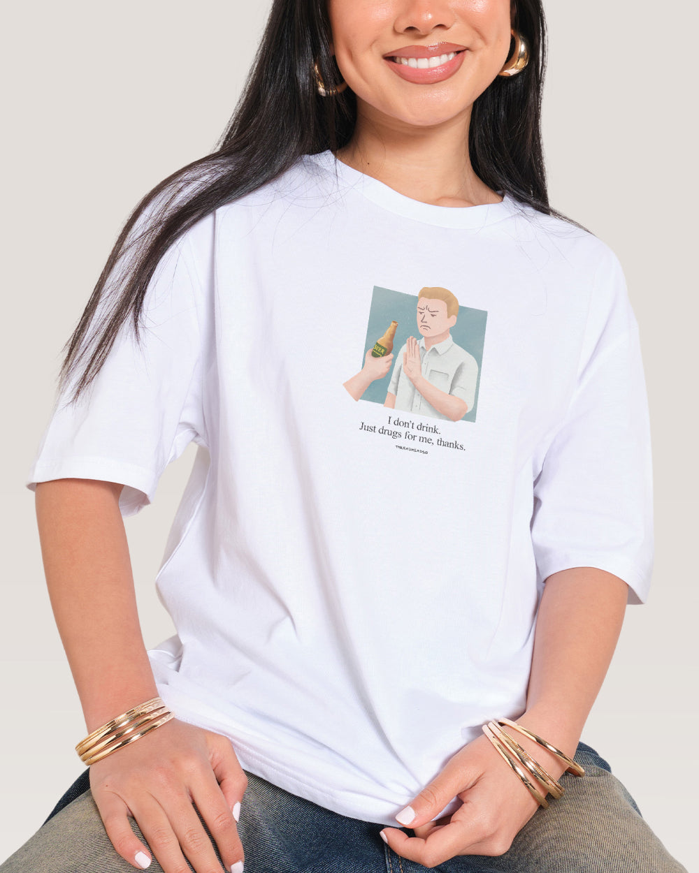 I Don't Drink - Adult & Kids T-Shirts, Sweatshirts & Hoodies apparel design preview 1