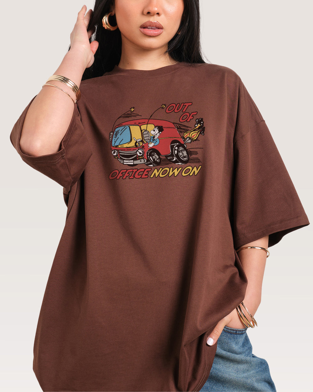 Out of Office Oversized - Adult & Kids T-Shirts, Sweatshirts & Hoodies apparel design preview 1