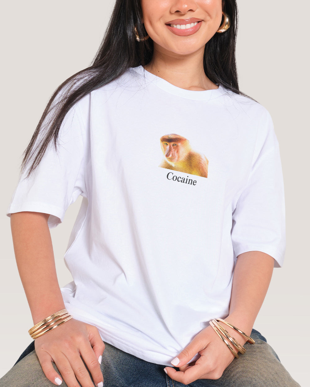 Cocaine Monkey - Adult & Kids T-Shirts, Sweatshirts & Hoodies apparel design preview 1
