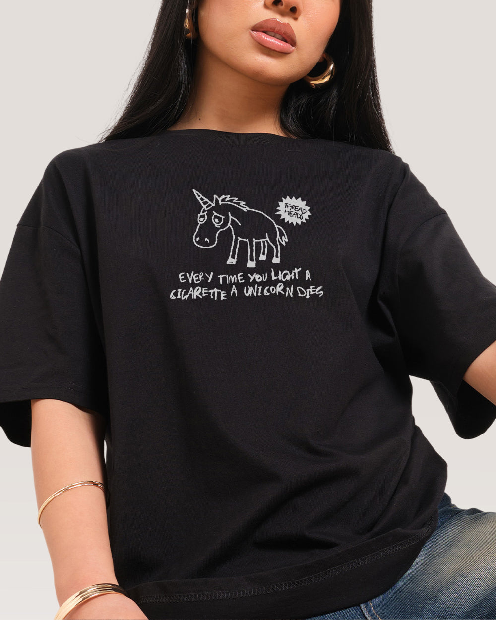 Sad Unicorn - Adult & Kids T-Shirts, Sweatshirts & Hoodies apparel design preview 1