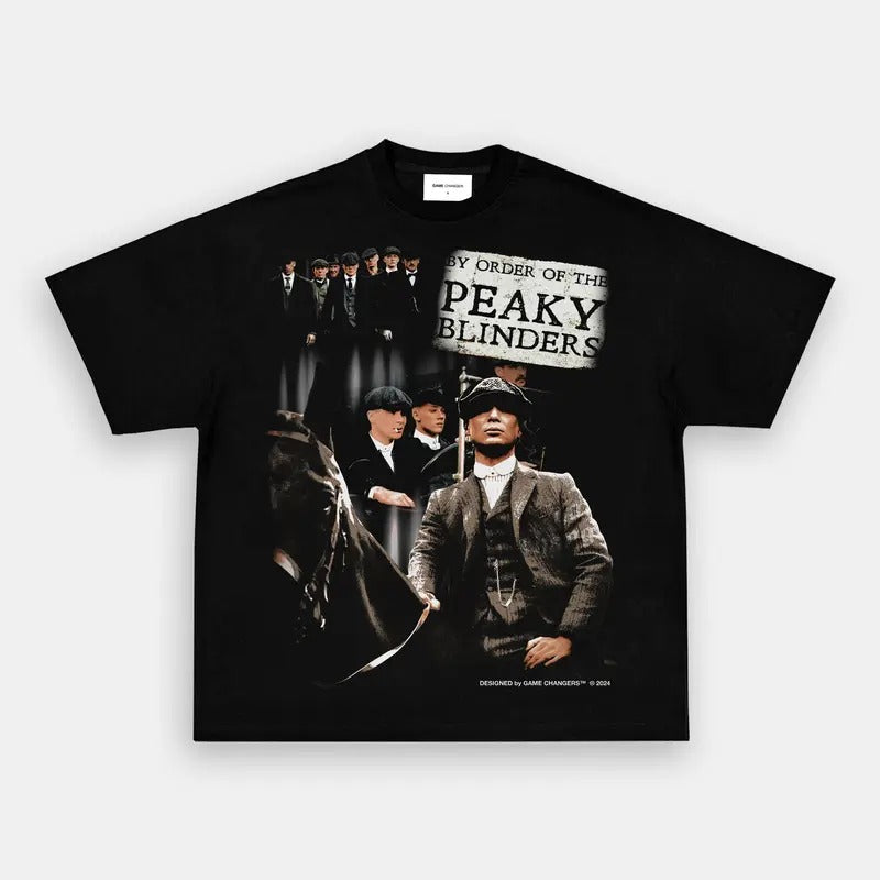 PEAKY BLINDERS V2 Trending Movie Vintage 90s Fans Him - Adult & Kids T-Shirts, Sweatshirts & Hoodies apparel design preview 1