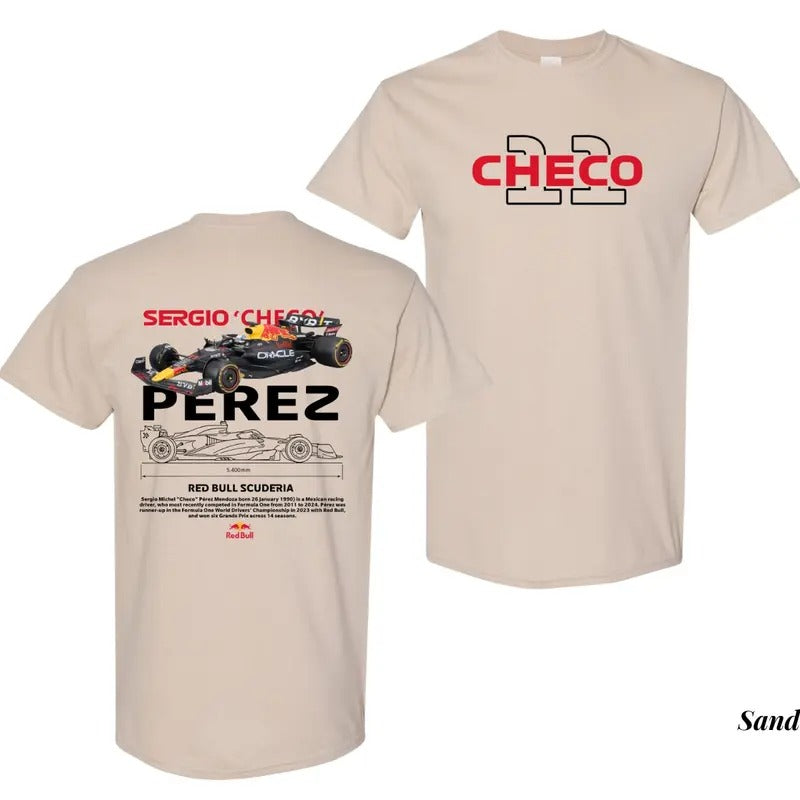 PEREZ Sergio Checo Racing Car Automotive Enthusiasts - Adult & Kids T-Shirts, Sweatshirts & Hoodies apparel design preview 1