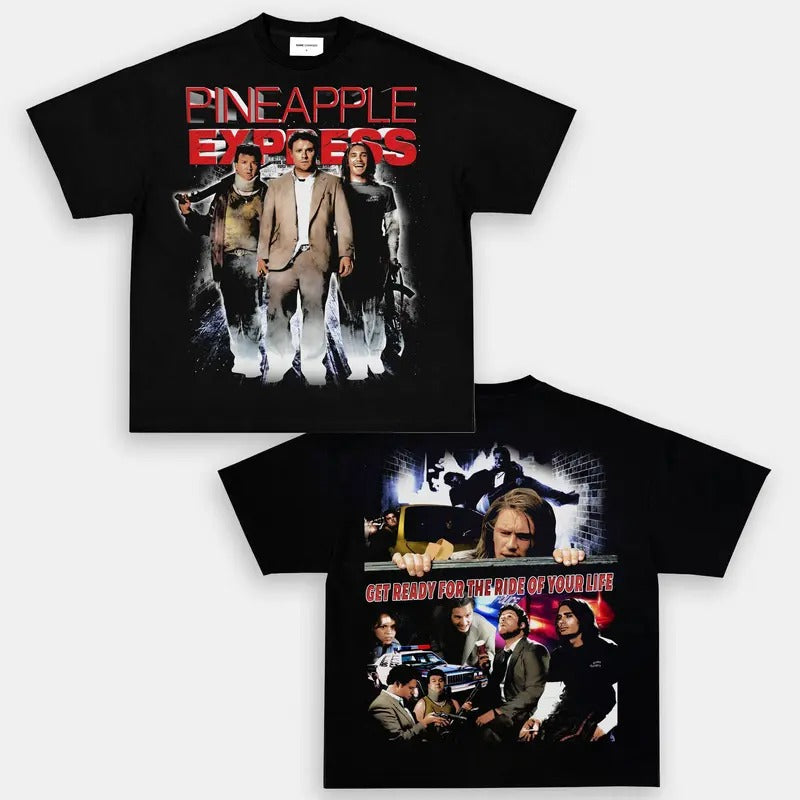 PINEAPPLE EXPRESS Trending Movie Vintage 90s Fans Him - Adult & Kids T-Shirts, Sweatshirts & Hoodies apparel design preview 1