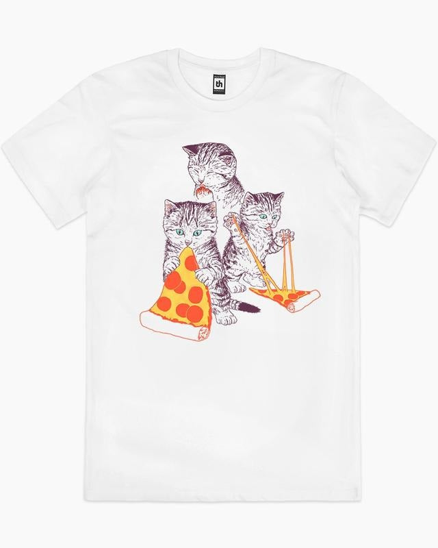 PIZZA KITTENS Summer Cotton Menswear S 3XL Soft Top - Adult & Kids T-Shirts, Sweatshirts & Hoodies apparel design preview 1
