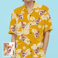 Custom Face All Over Print Hawaiian Yellow Flowers - Adult & Kids T-Shirts, Sweatshirts & Hoodies apparel design preview 1