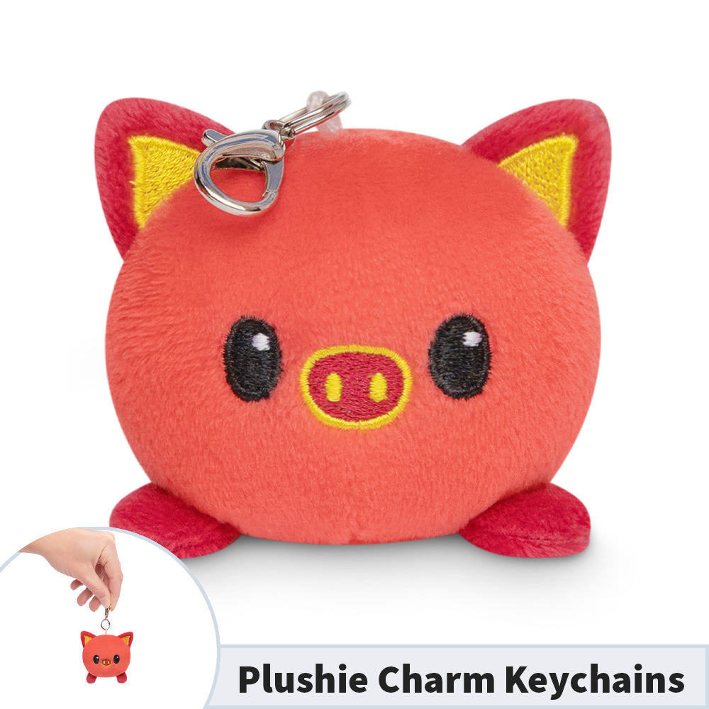 TeeTurtle Lunar New Year Pig Plushie Charm Keychain - Adult & Kids T-Shirts, Sweatshirts & Hoodies apparel design preview 1