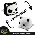 TeeTurtle Reversible Cat Plushie (Skeleton Glow) - Adult & Kids T-Shirts, Sweatshirts & Hoodies apparel design preview 1