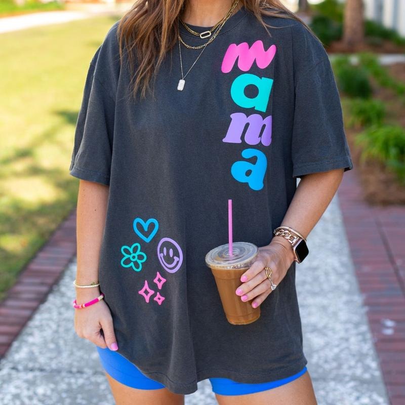 PUFF Mama Dopamine Doodles Soft Fabric Casual - Adult & Kids T-Shirts, Sweatshirts & Hoodies apparel design preview 1