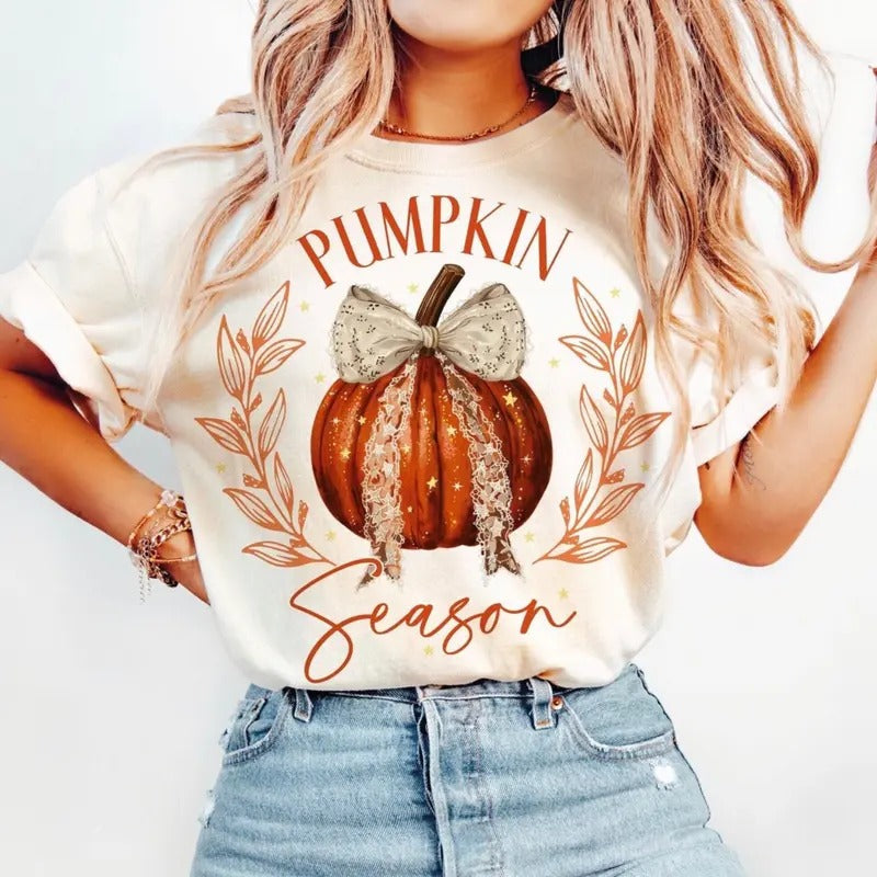 PUMPKIN Fall Comfort Colors - Adult & Kids T-Shirts, Sweatshirts & Hoodies apparel design preview 1