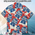 Pabst Blue Ribbon Pbr Hawaiian - Adult & Kids T-Shirts, Sweatshirts & Hoodies apparel design preview 1