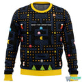 Pac Man Ready For Christmas 3D Ugly Christmas Sweater - Holiday Gift product image