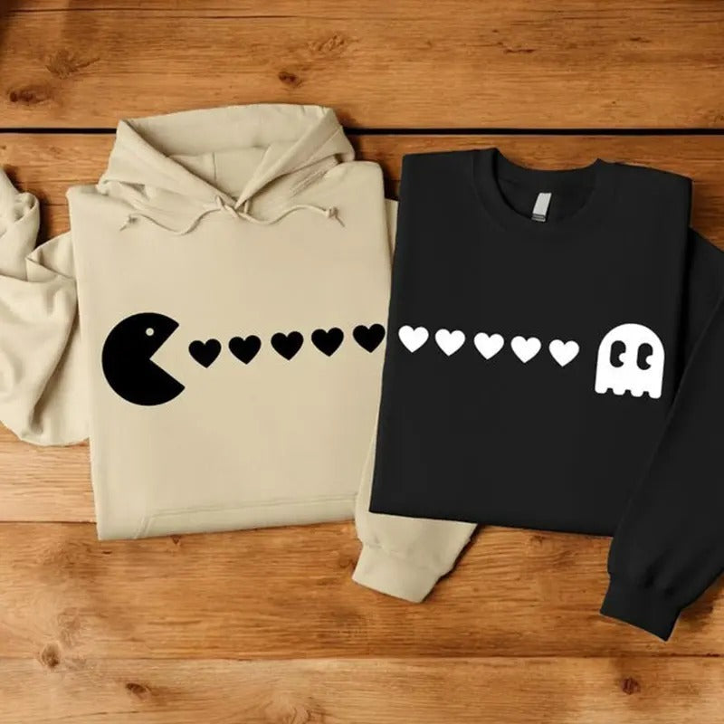 Pack Man Couple Matching Family Her Anniversary - Adult & Kids T-Shirts, Sweatshirts & Hoodies apparel design preview 1