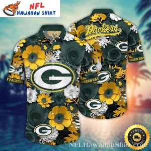 Packers Monochrome Elegance Men's Hawaiian - Adult & Kids T-Shirts, Sweatshirts & Hoodies apparel design preview 1