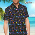 Pacman Hawaiian And Shorts - Adult & Kids T-Shirts, Sweatshirts & Hoodies apparel design preview 1