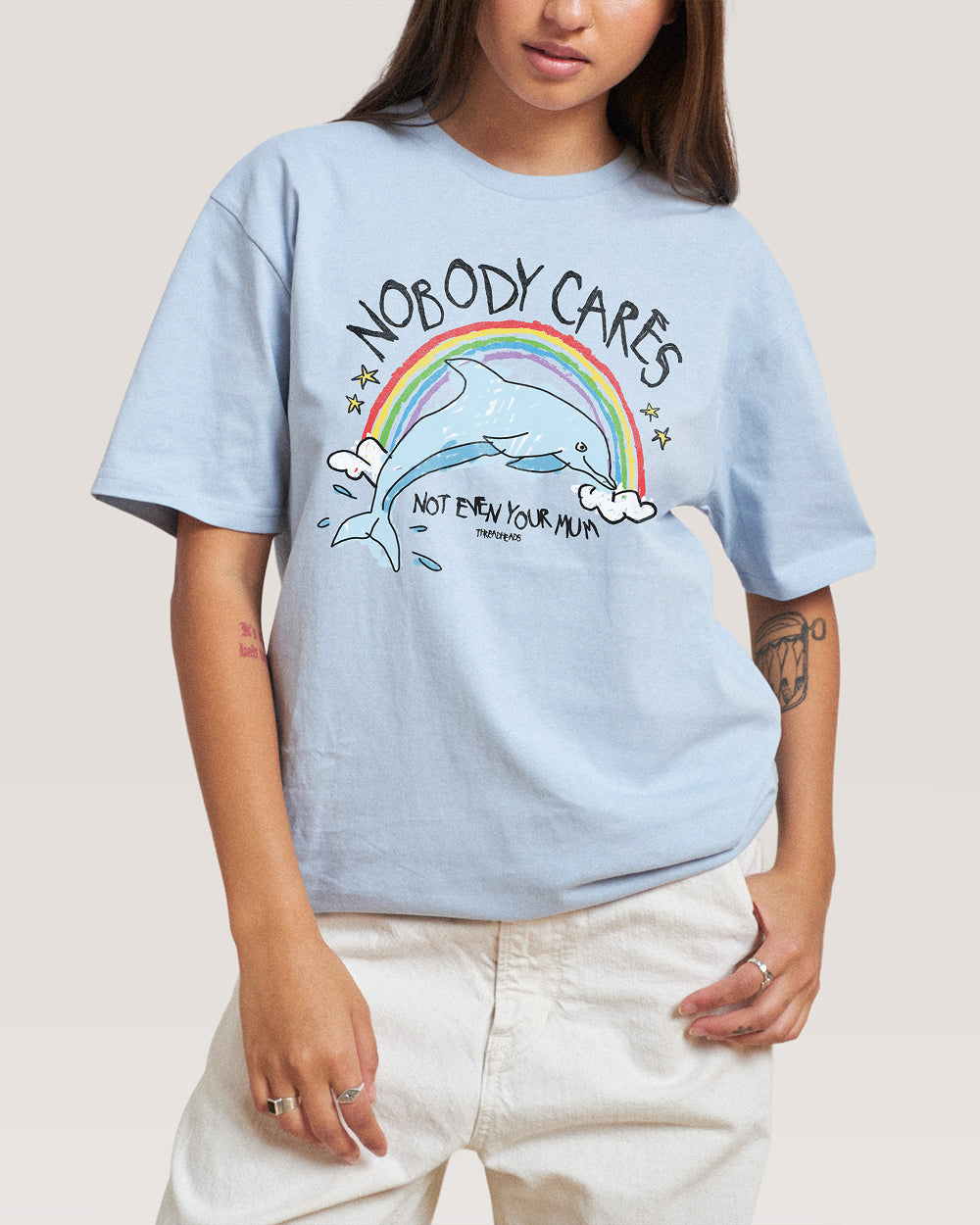Nobody Cares - Adult & Kids T-Shirts, Sweatshirts & Hoodies apparel design preview 1