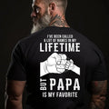 Papa Is My Favorite Name Funny Grandpa Grandfather - Adult & Kids T-Shirts, Sweatshirts & Hoodies apparel design preview 1