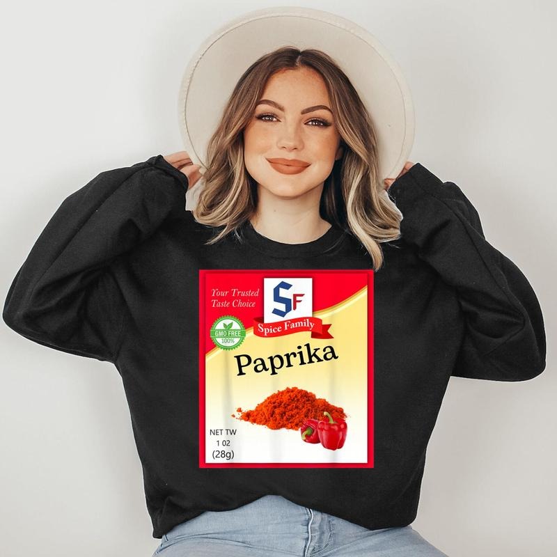 Paprika Condiment Costume Spice Group Costumes - Adult & Kids T-Shirts, Sweatshirts & Hoodies apparel design preview 1