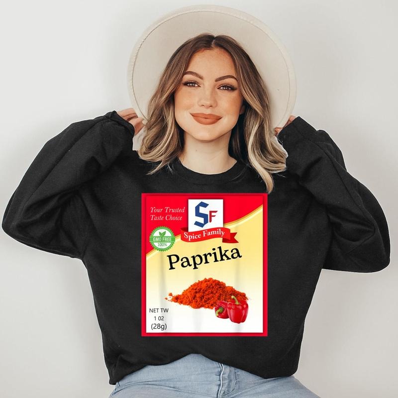 Paprika Condiment Costume Spice Group Costumes - Adult & Kids T-Shirts, Sweatshirts & Hoodies apparel design preview 1