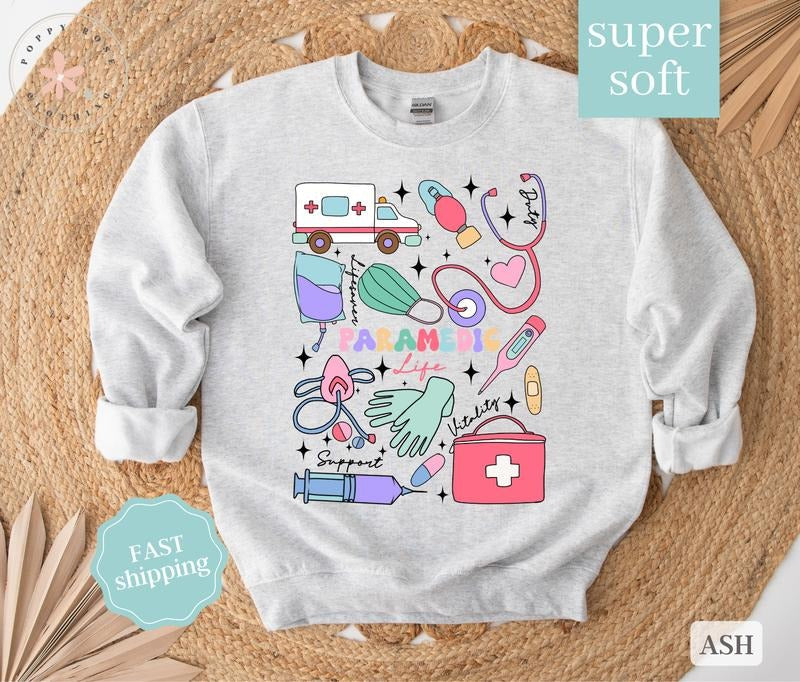 Paramedic EMT Ambulance Driver - Adult & Kids T-Shirts, Sweatshirts & Hoodies apparel design preview 1