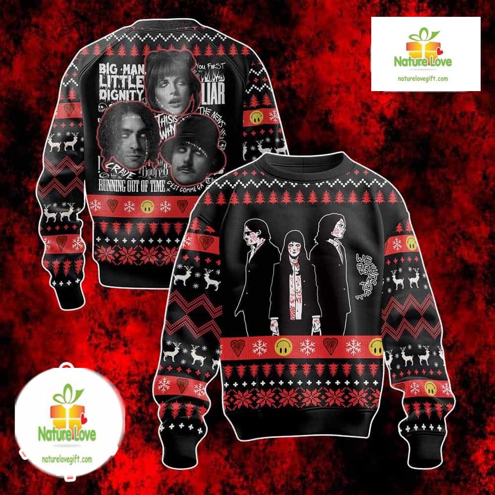 Paramore Big Man Little Dignity Snowflake Ugly Christmas Sweater - Holiday Gift product image