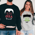 Parents Halloween Dad Cula Mom Ster Matching Couples - Adult & Kids T-Shirts, Sweatshirts & Hoodies apparel design preview 1