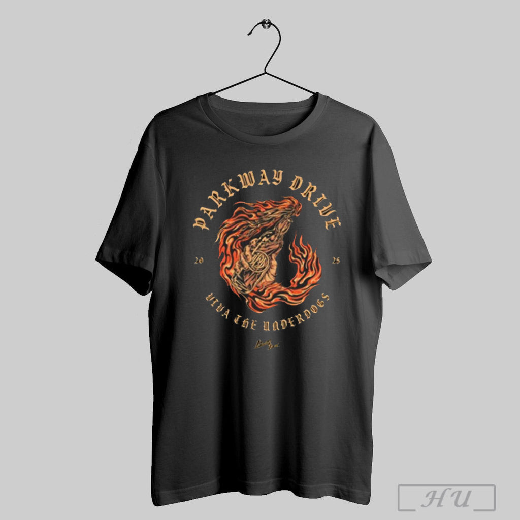 Parkway Drive Viva The Underdogs 5th Anni Png - Adult & Kids T-Shirts, Sweatshirts & Hoodies apparel design preview 1