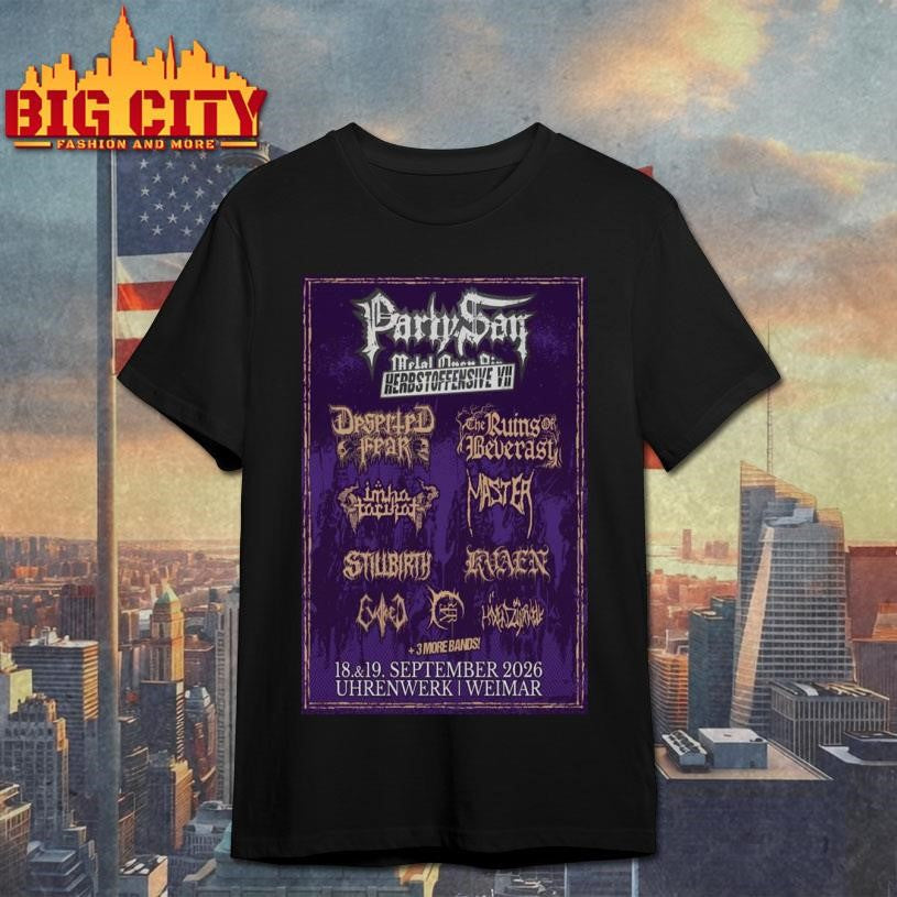 Party San Herbstoffensive VII September 18-19 2026 - Adult & Kids T-Shirts, Sweatshirts & Hoodies apparel design preview 1