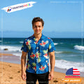 Passion Navy Blue Hawaiian - Adult & Kids T-Shirts, Sweatshirts & Hoodies apparel design preview 1