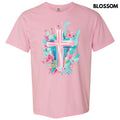 Pastel Brushstroke Cross Comfort Colors 'NLB' - Adult & Kids T-Shirts, Sweatshirts & Hoodies apparel design preview 1