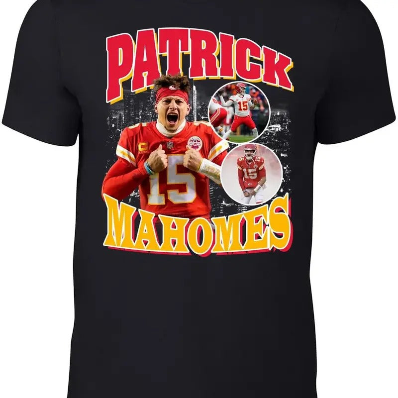 Patrick Mahomes Bootleg - Adult & Kids T-Shirts, Sweatshirts & Hoodies apparel design preview 1