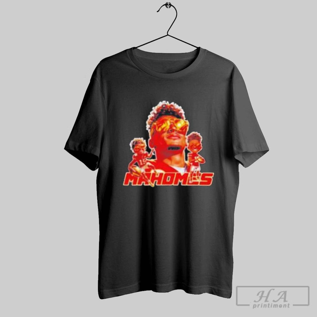 Patrick Mahomes Kansas City Chiefs Caricature - Adult & Kids T-Shirts, Sweatshirts & Hoodies apparel design preview 1