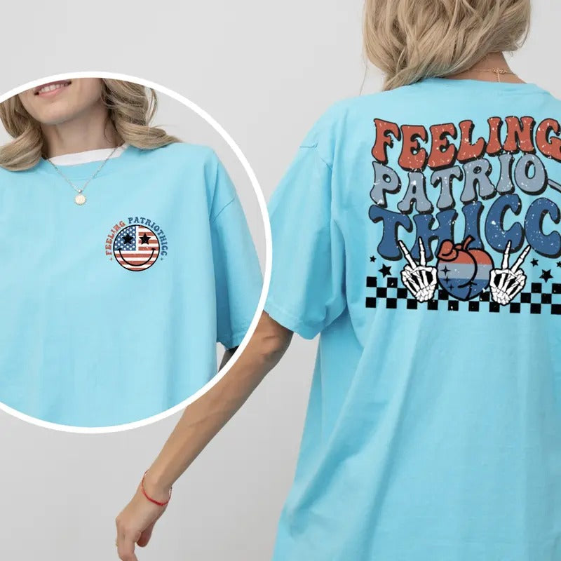 Patrio Thicc Comfort Cotton - Adult & Kids T-Shirts, Sweatshirts & Hoodies apparel design preview 1