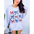 Patriotic Bows Top - Adult & Kids T-Shirts, Sweatshirts & Hoodies apparel design preview 1