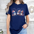 Patriotic Gnome 4th July Lover Red White Blue Cute - Adult & Kids T-Shirts, Sweatshirts & Hoodies apparel design preview 1