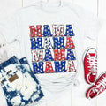 Patriotic Mama USA Flag - Adult & Kids T-Shirts, Sweatshirts & Hoodies apparel design preview 1