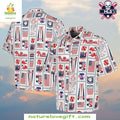MLB Phillies Hawaiian Patriotic Fireworks Aloha - Adult & Kids T-Shirts, Sweatshirts & Hoodies apparel design preview 1