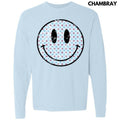 Patriotic Stars Happy Face Comfort Colors 'NLB' - Adult & Kids T-Shirts, Sweatshirts & Hoodies apparel design preview 1