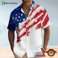 Patriotic USA Flag Button Hawaiian - Adult & Kids T-Shirts, Sweatshirts & Hoodies apparel design preview 1