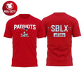 Patriots SBLX Bay Area Champions Two Sided - Adult & Kids T-Shirts, Sweatshirts & Hoodies apparel design preview 1