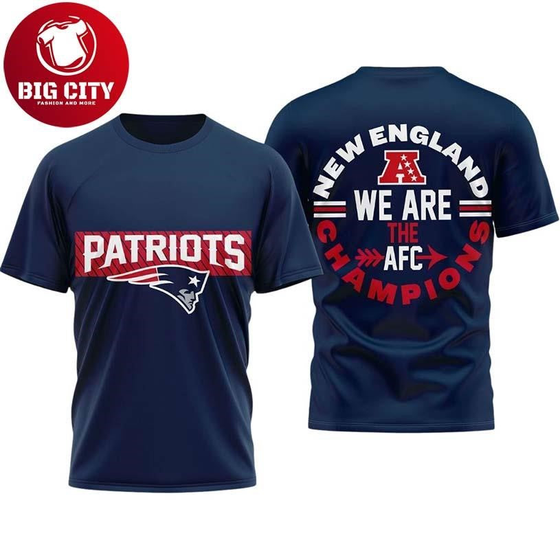 Patriots We Are The AFC Champions 2026 Two Sided - Adult & Kids T-Shirts, Sweatshirts & Hoodies apparel design preview 1