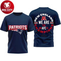 Patriots We Are The AFC Champions 2026 Two Sided - Adult & Kids T-Shirts, Sweatshirts & Hoodies apparel design preview 1